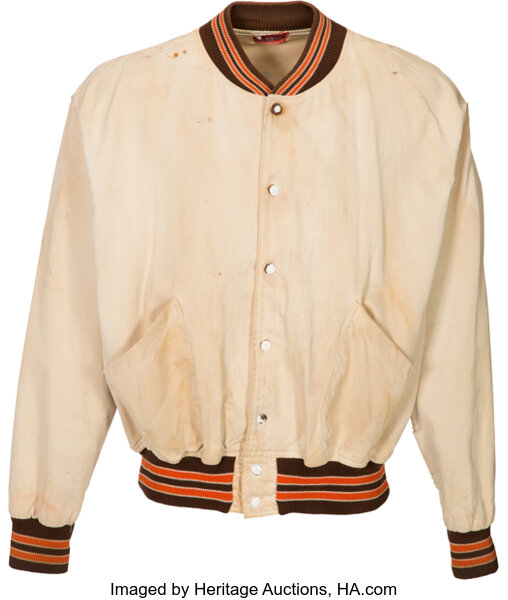 1957-58 Henry Jordan Game Worn Cleveland Browns Sideline Jacket