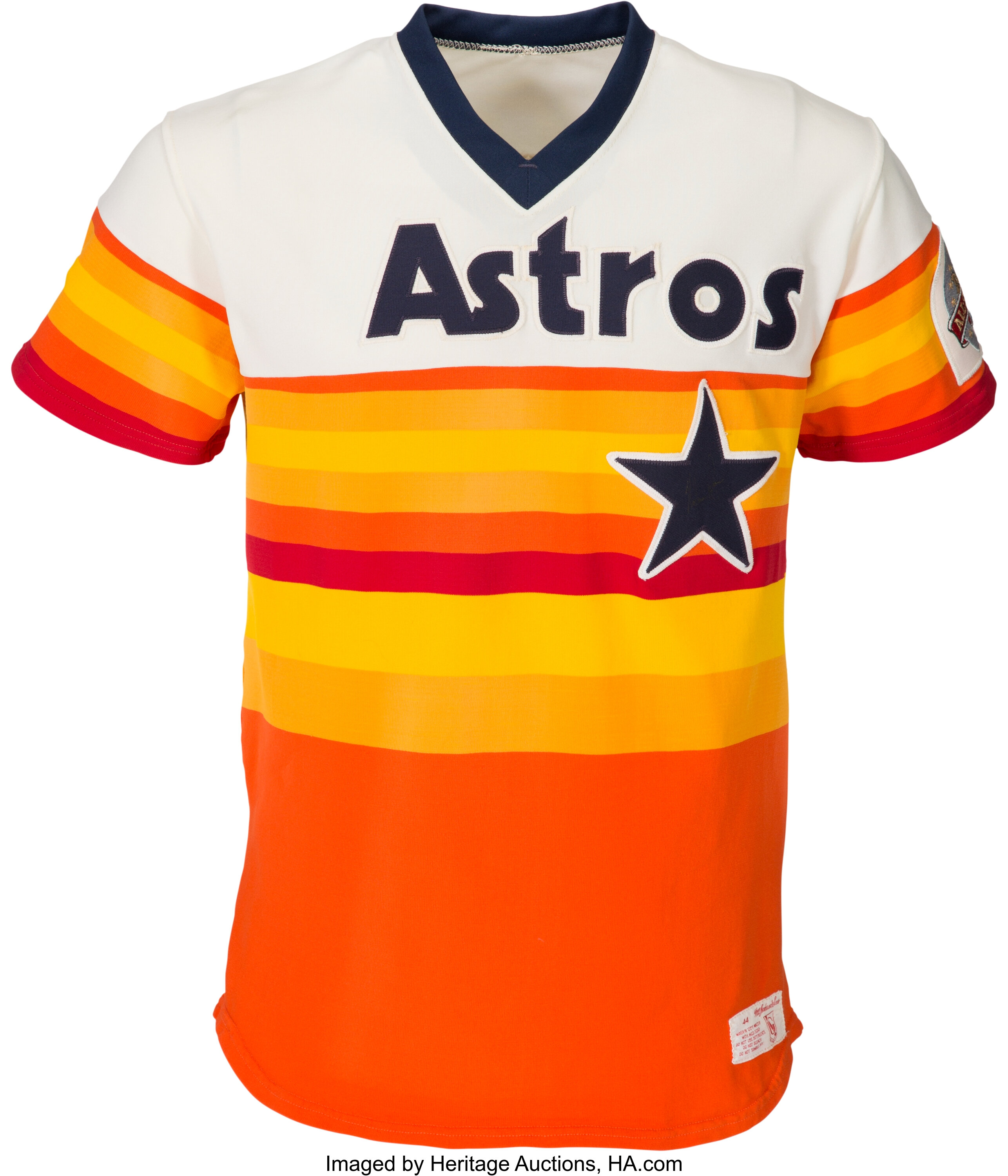 1986 Nolan Ryan Game Worn Houston Astros Jersey, MEARS A10., Lot #81401