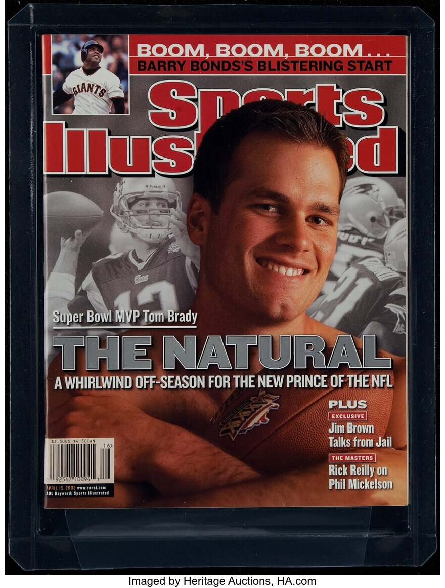 Sports Illustrated, Other, Vintage Tom Brady The Natural Sports  Illustrated Magazine