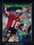 1982 Sports Illustrated Joe Montana Cover - First Montana Cover., Lot  #41179