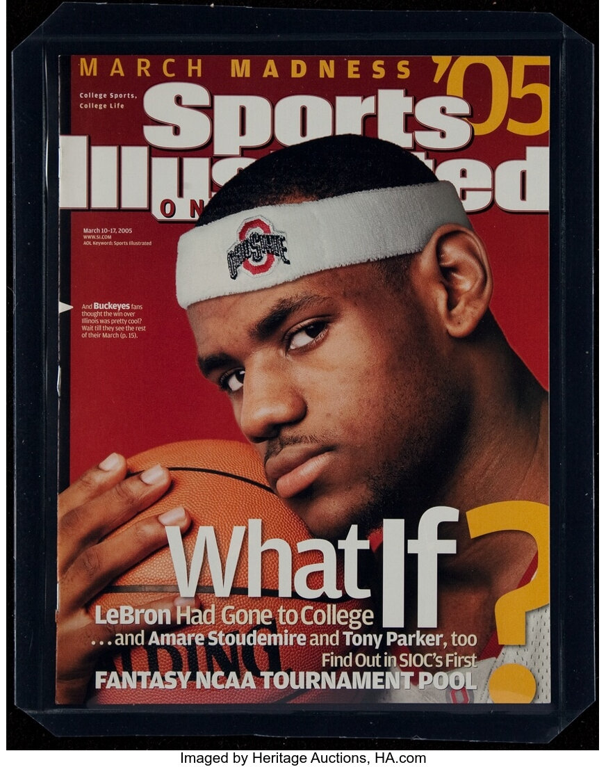 Sold at Auction: Lebron James Sports Illustrated Cover