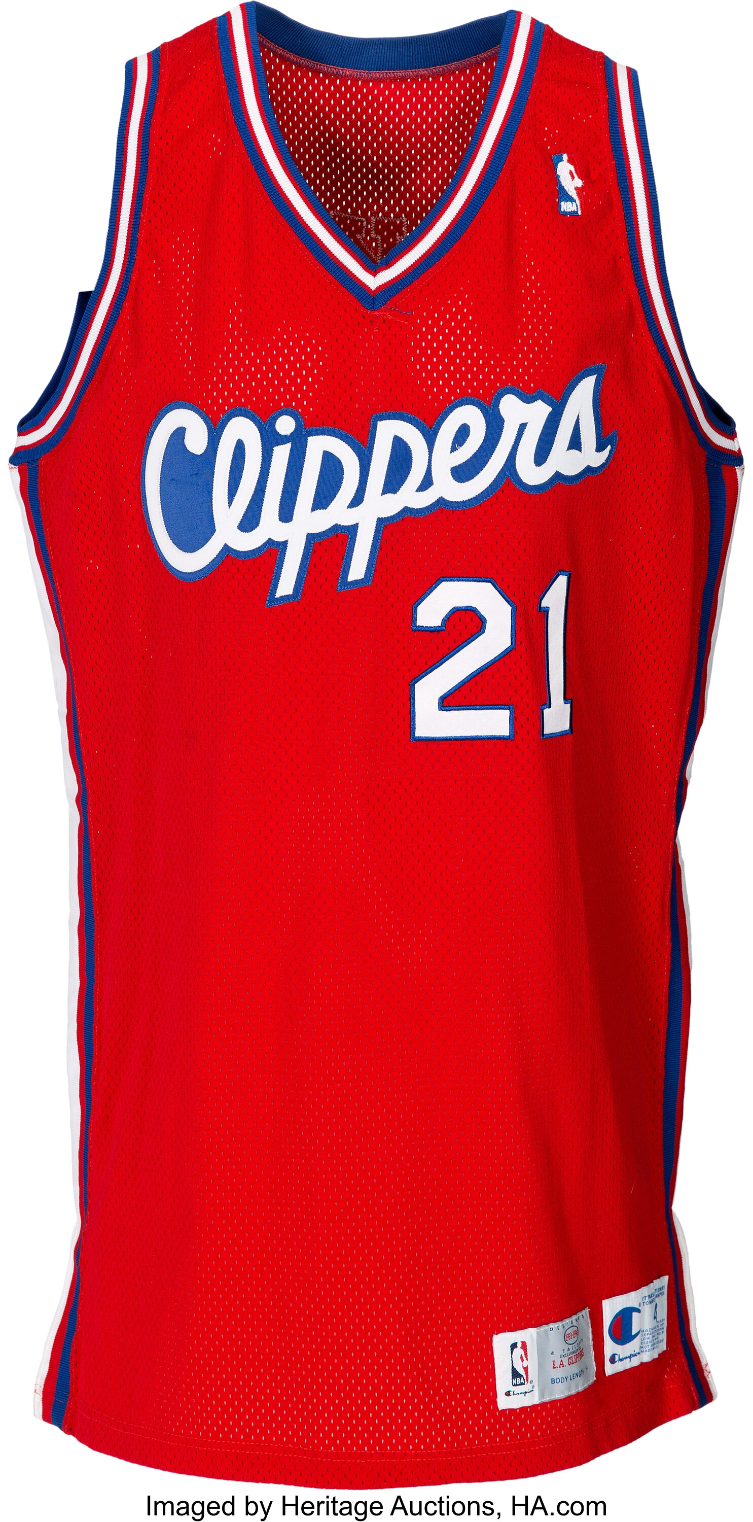 1993-94 Dominique Wilkins Game Worn Los Angeles Clippers Jersey., Lot  #81710