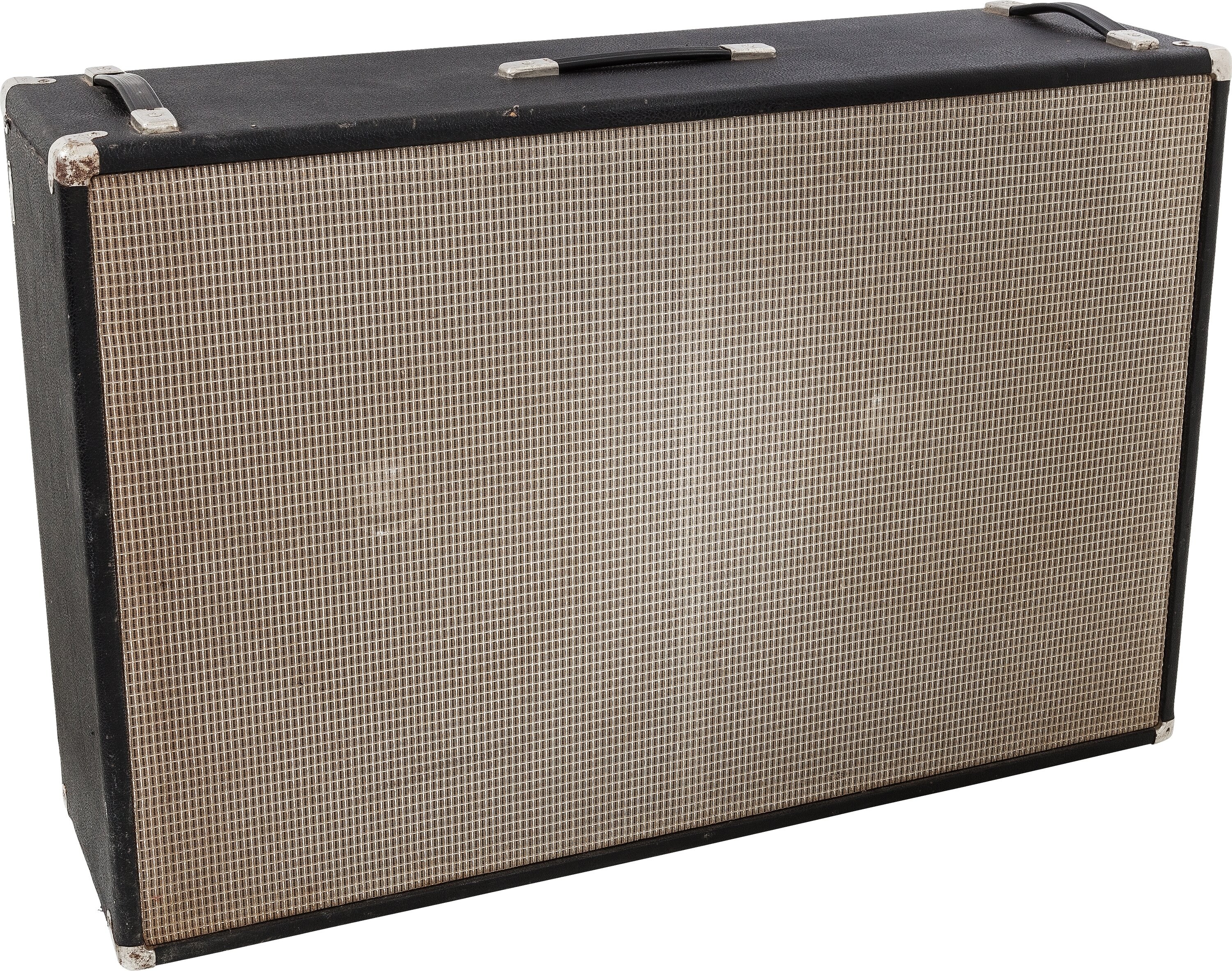 Circa 1967 Fender Bassman Bandmaster Black Bass Speaker Cabinet