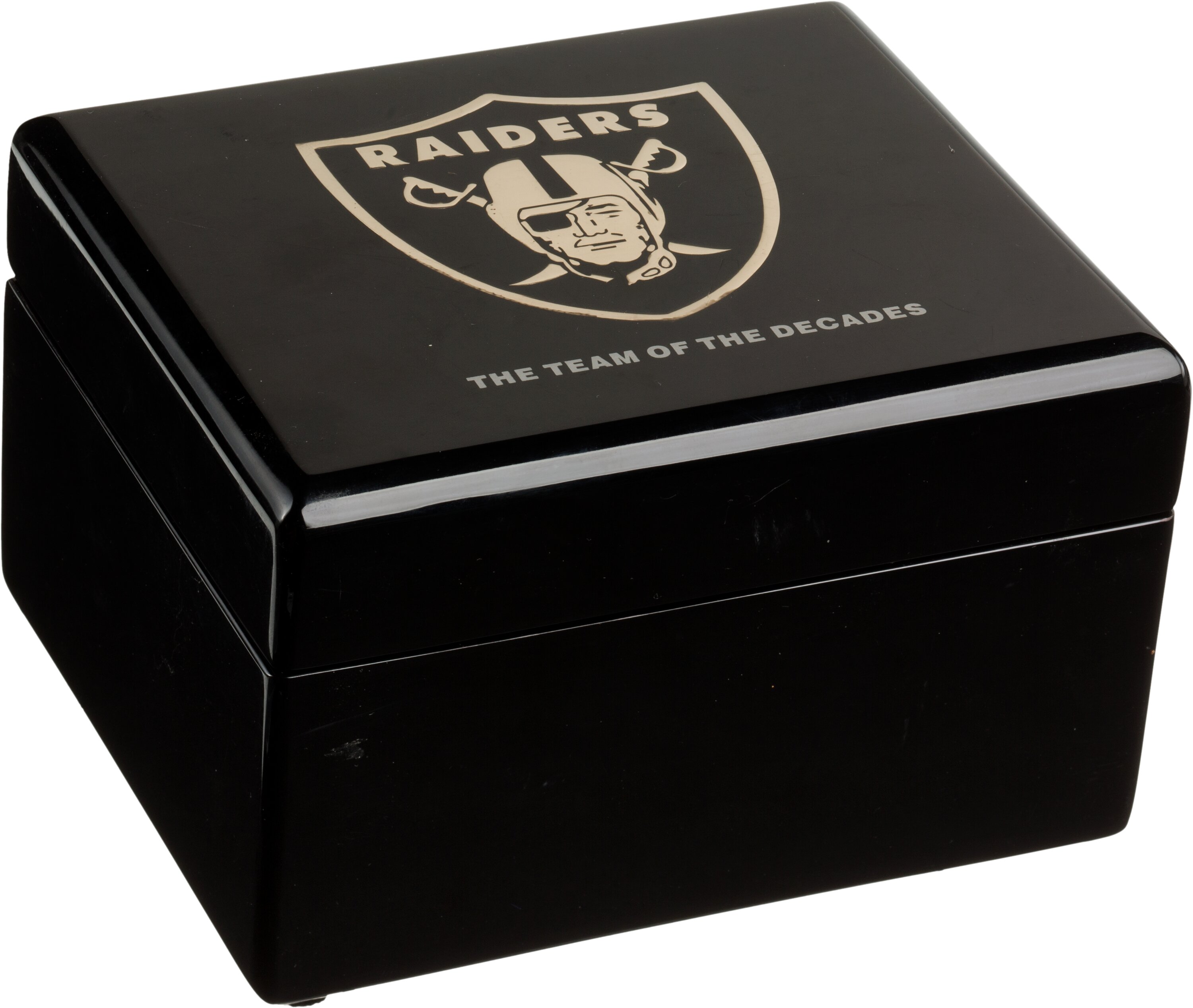 2002 Oakland Raiders AFC Championship Ring Box (No Ring)., Lot #81593