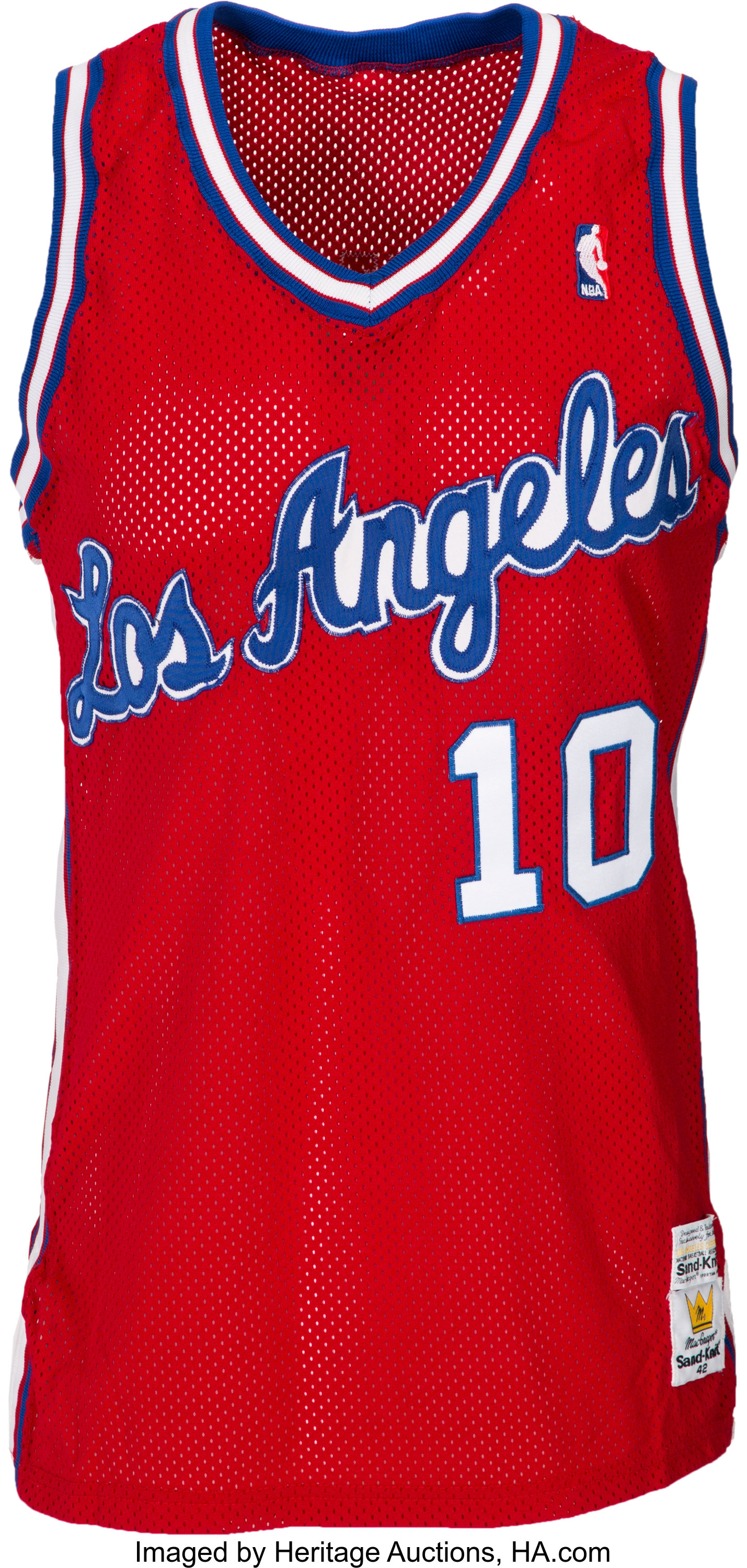 1988-89 Norm Nixon Game Worn Los Angeles Clippers Jersey