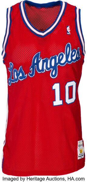 1988-89 Norm Nixon Game Worn Los Angeles Clippers Jersey. , Lot #81699