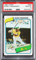 Rickey Henderson 1987 Topps 1986 All Star Commemorative Series Mint Card #18