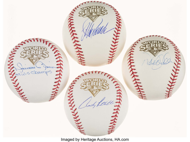 Lot Detail - 2009 DEREK JETER AUTOGRAPHED NEW YORK YANKEES ALL