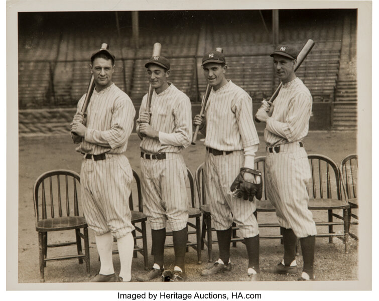 1923 Lou Gehrig Rookie Portrait - Possibly Earliest Yankees Photo PSA/DNA  Type 1 - SportsCare Physical Therapy