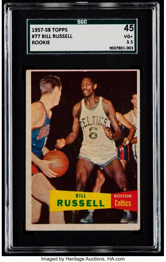 Sold at Auction: Exceptional Bill Russell Boston Celtics