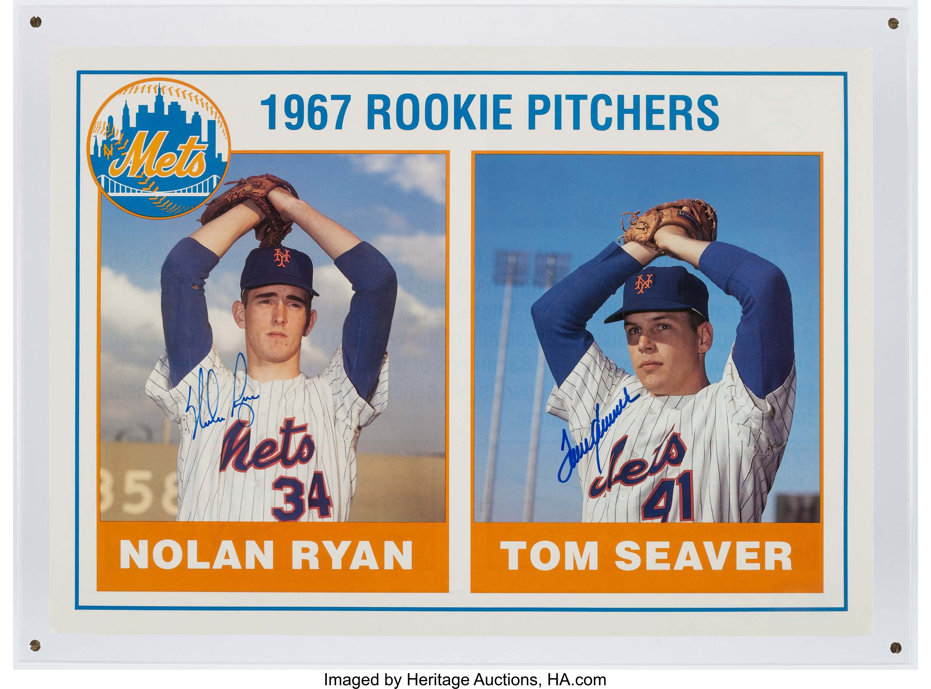 Lot Detail - Nolan Ryan & Tom Seaver Signed New York Mets Jerseys