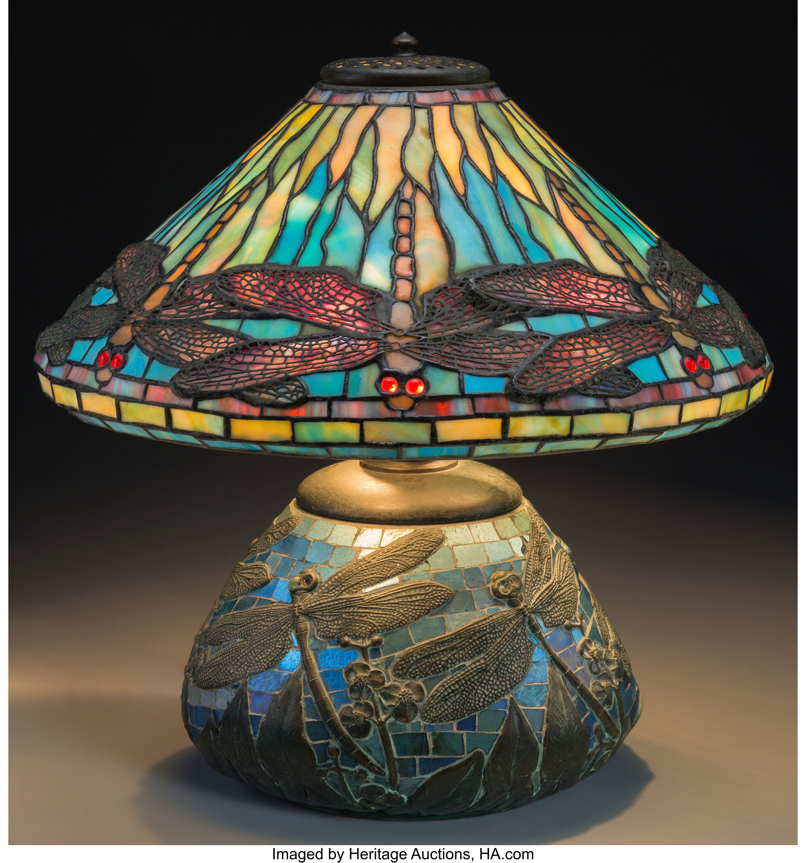 Dragonfly table hot sale lamp