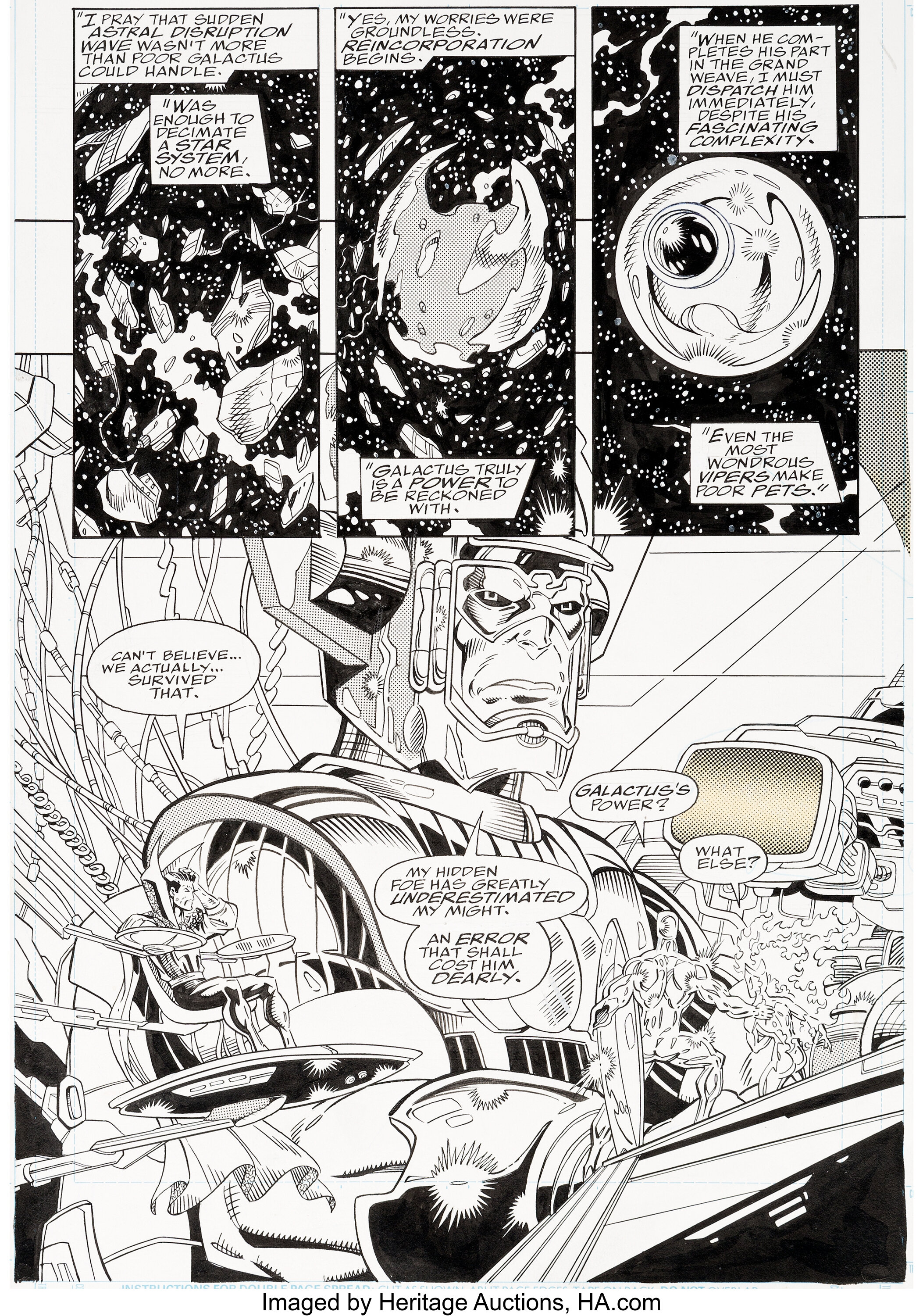 Ron Lim And Al Milgrom Infinity War 4 Partial Story Original Art Lot 93149 Heritage Auctions 6644