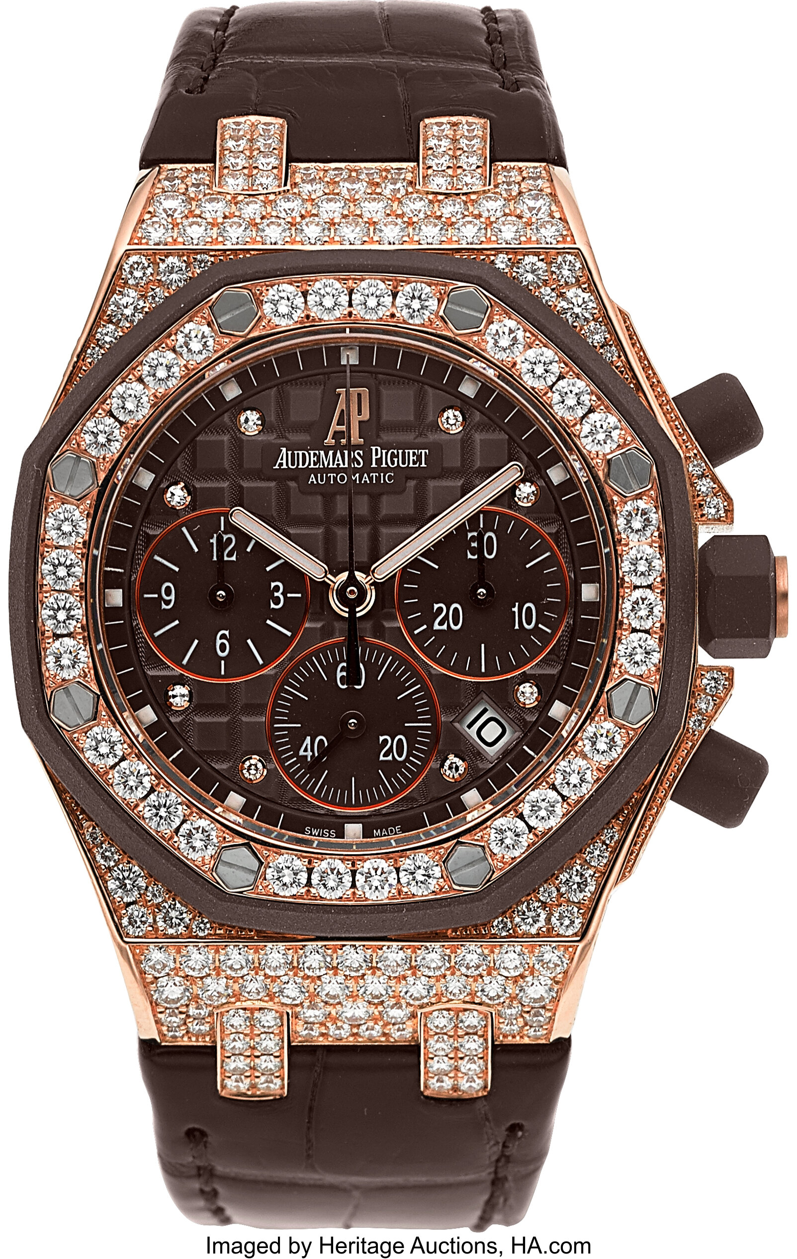 Audemars Piguet Royal Oak Off Shore Rose Gold Lady s Diamond Lot