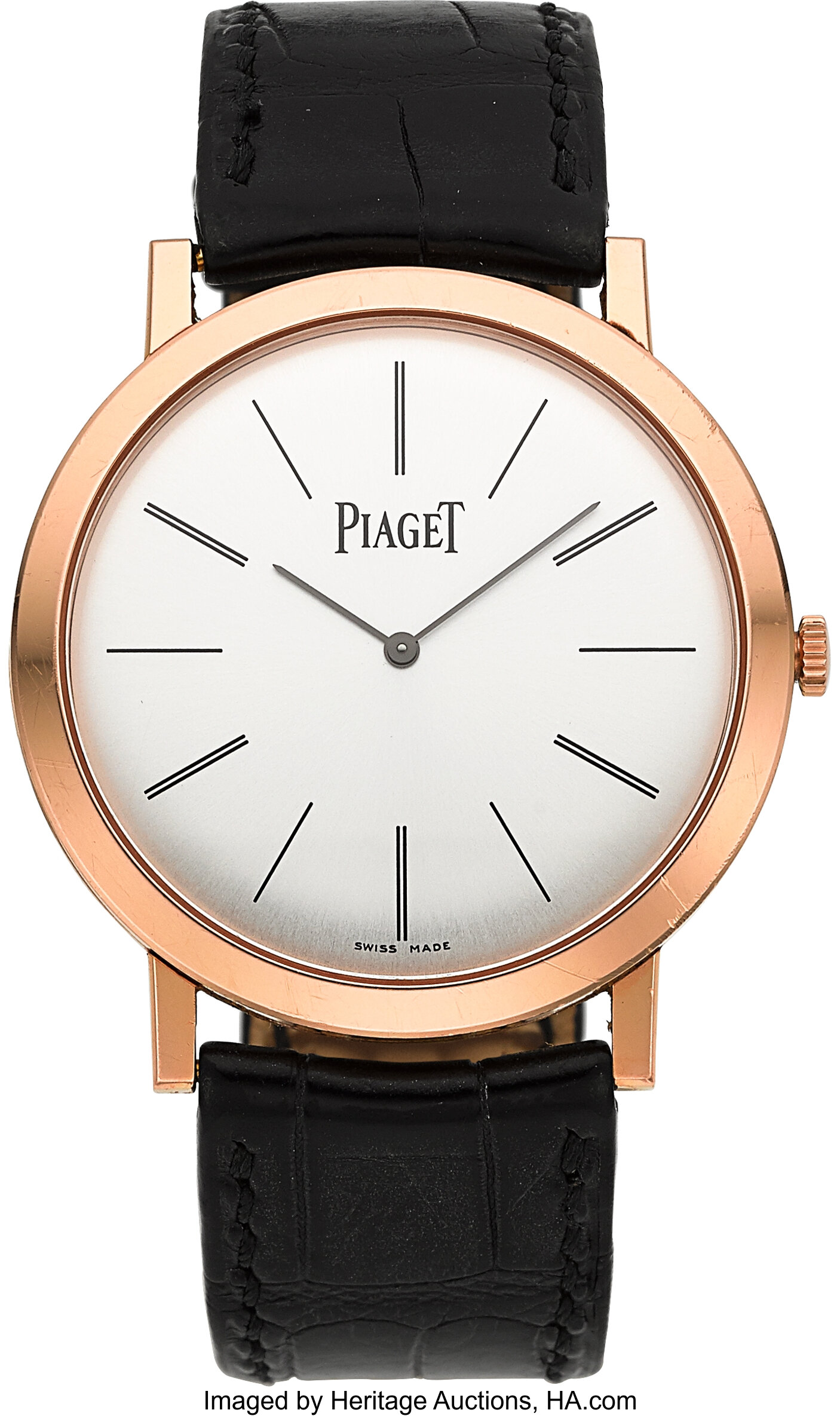 Piaget Altiplano Mecanique 18K Rose Gold Wristwatch Ref. P10321