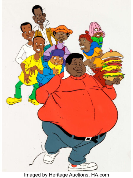 Fat Albert and the Cosby Kids Publicity Cel (Filmation, c., Lot #15246