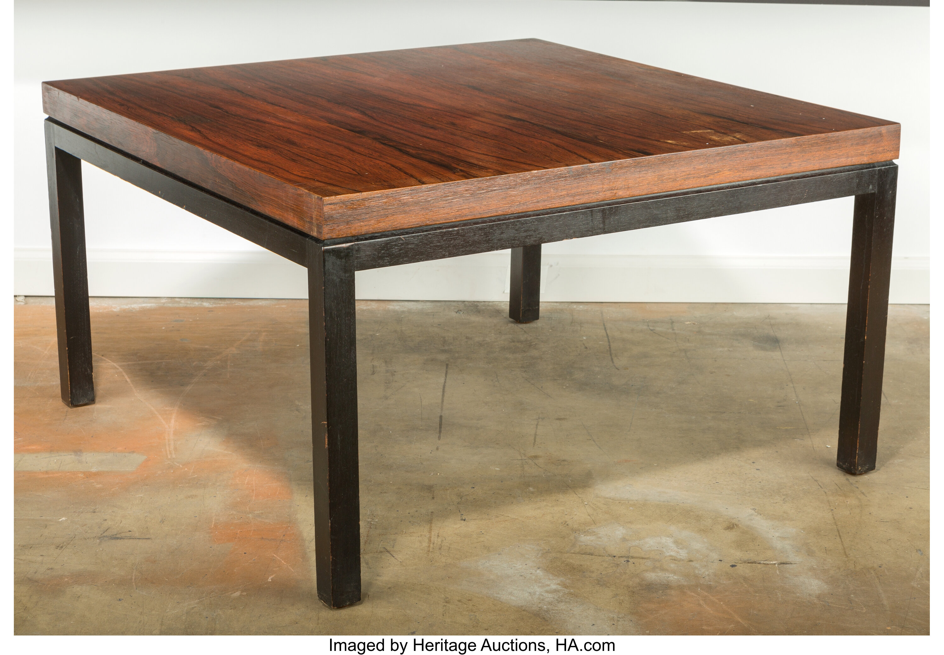 Milo Baughman For Thayer Coggin Square Rosewood Coffee Table Lot 63273 Heritage Auctions