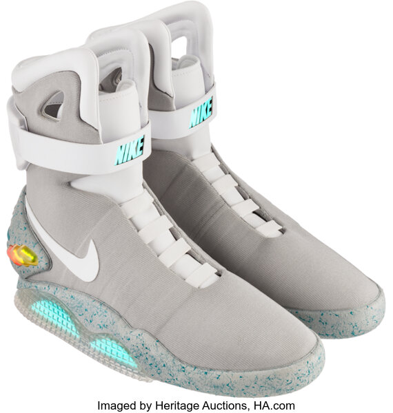 giratorio Macadán maorí Nike. Air Mag (Back to the Future), Jetstream/White-Pale Blue, | Lot #77122  | Heritage Auctions