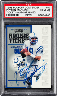 Peyton Manning Autograph Memorabilia for Sale, Value Guide