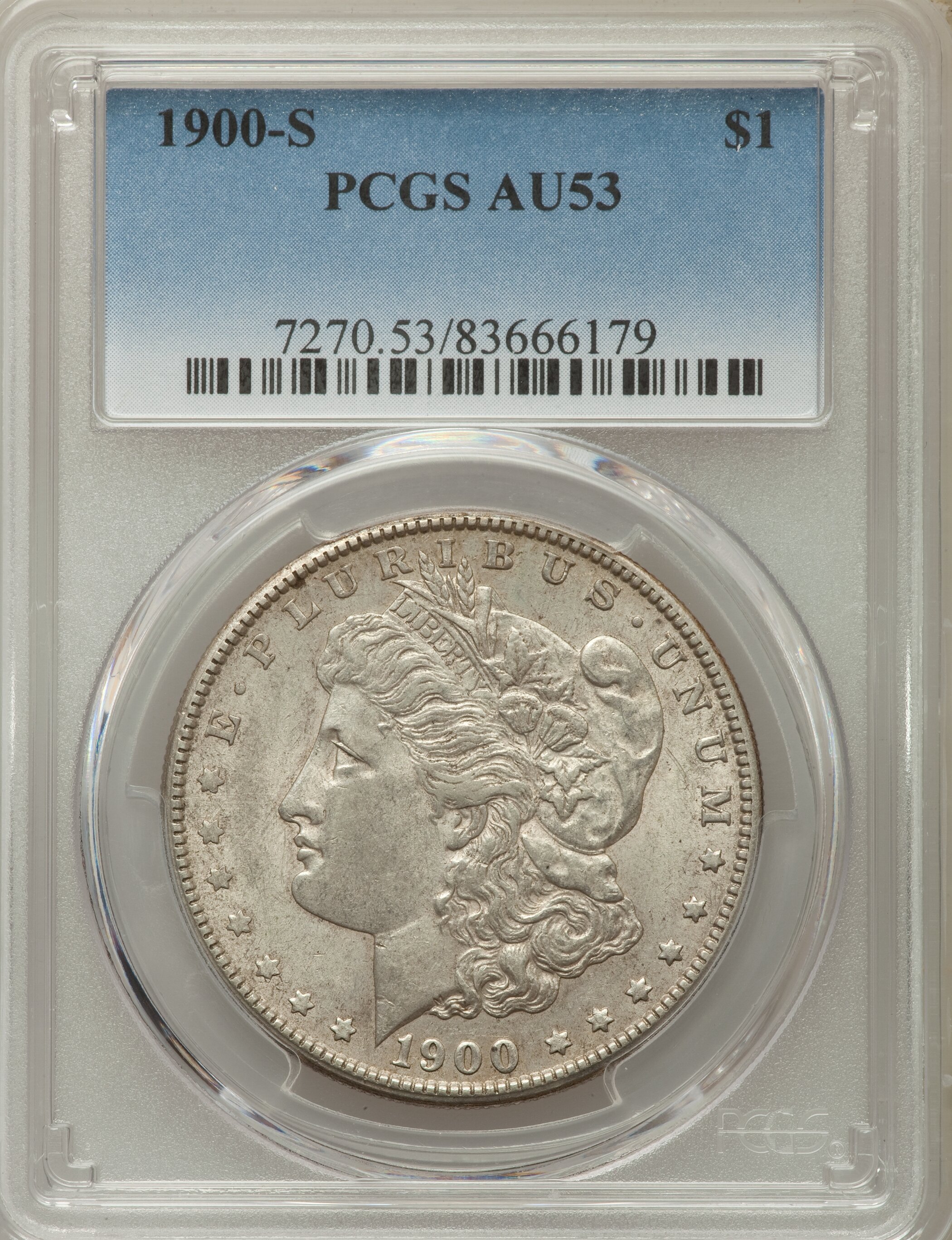 1902 AU 53 Morgan Silver One Dollar Coin $1 NGC Free Shipping