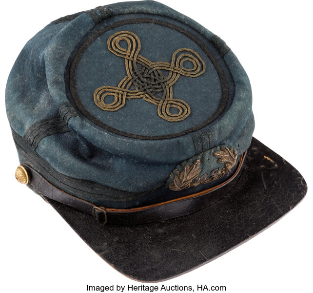 Civil War Union Staff Officers Chasseur Cap Militaria