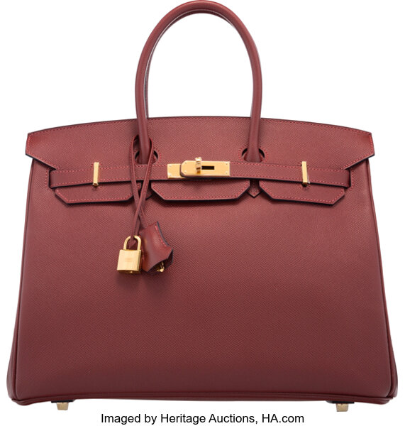 Hermes Birkin Bag 35cm Rouge Epsom Leather