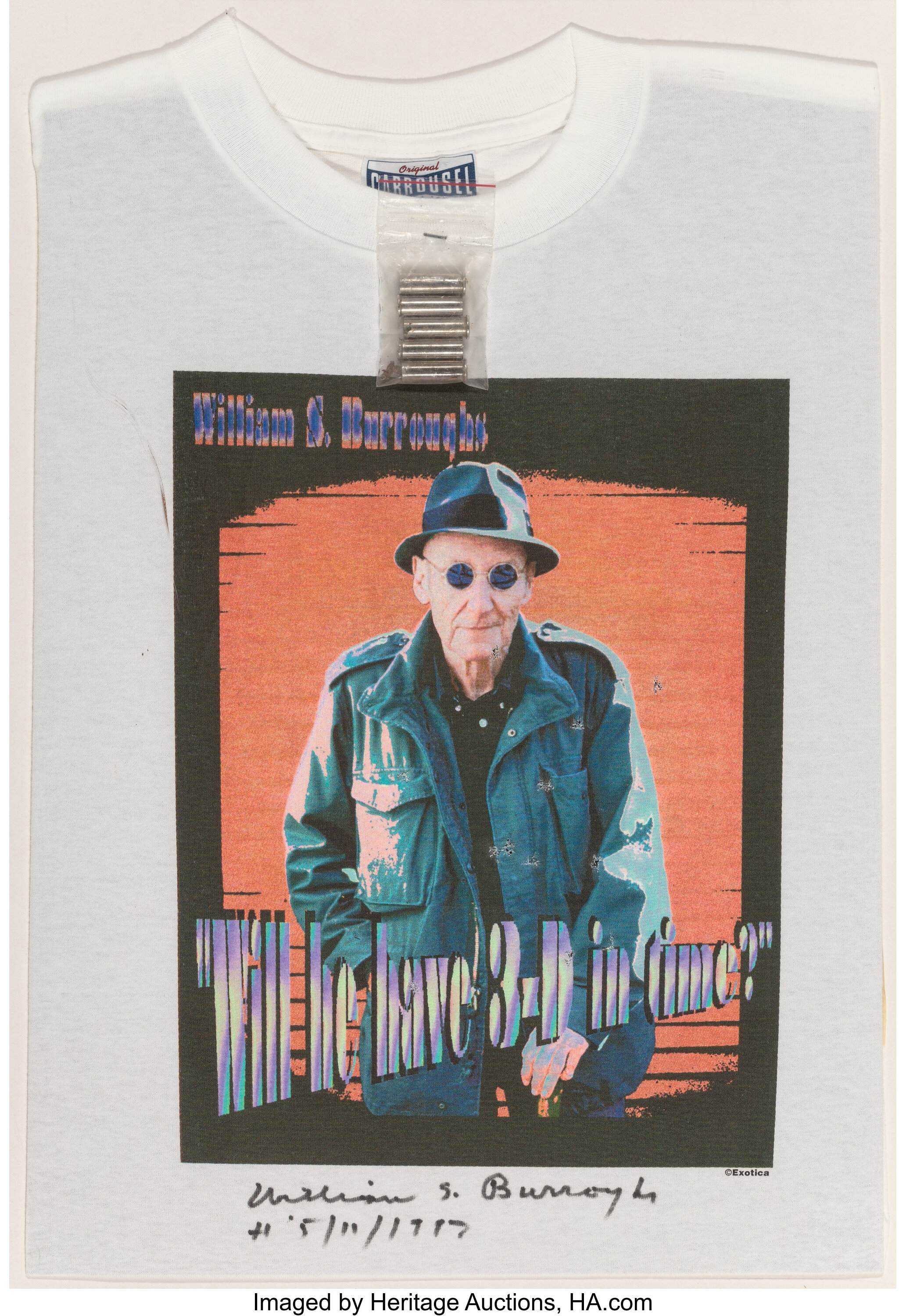 William S. Burroughs (1914-1997). Will He Have 3-D In Time, 1996. | Lot ...