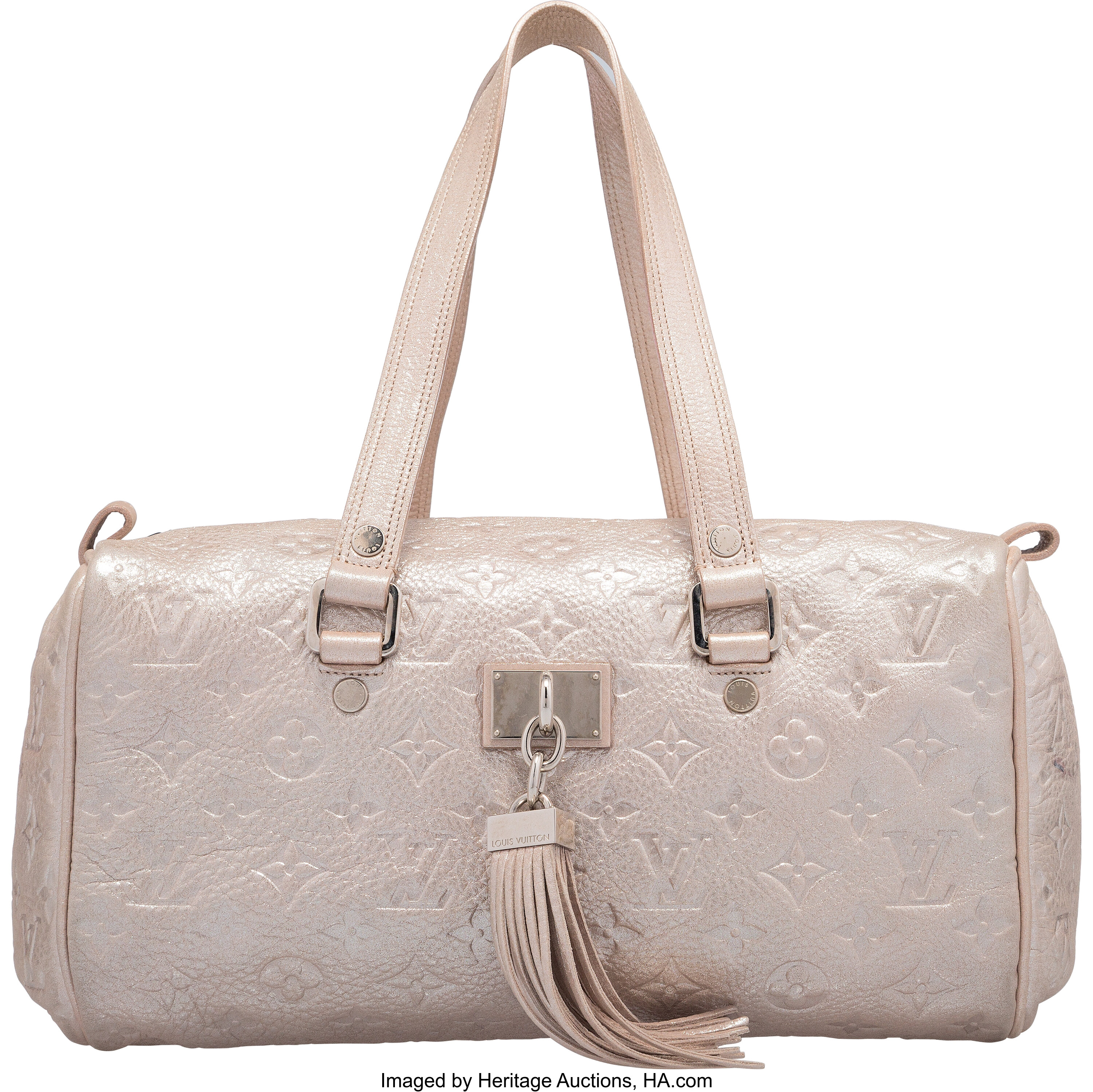 Louis Vuitton Silver Monogram Shimmer Limited Edition Comete Bag