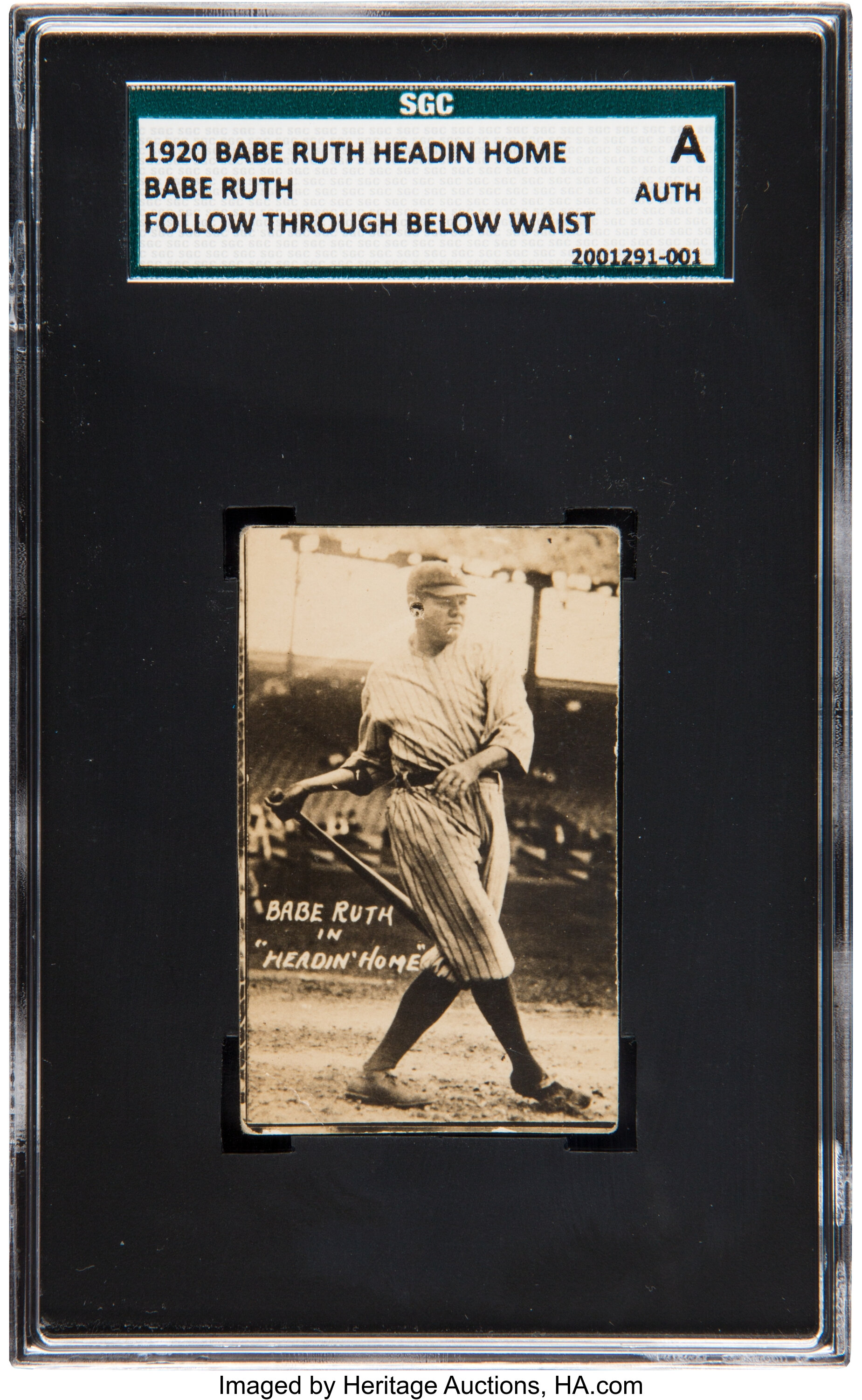 Auction Prices Realized Baseball Cards 1920 W519 Numbered Type 1 Babe Ruth  HAND CUT