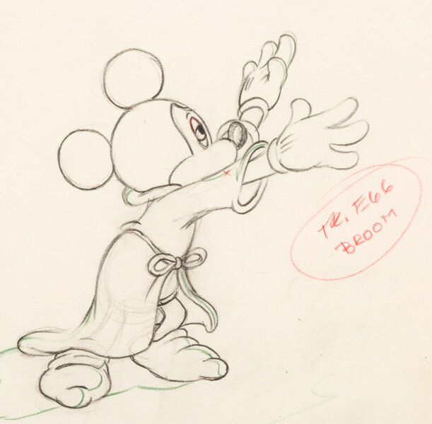 Fantasia Mickey Mouse as the Sorcerer's Apprentice Animation | Lot 