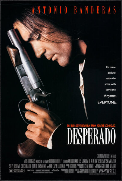 ANTONIO BANDERAS in DESPERADO (1995), directed by ROBERT RODRIGUEZ