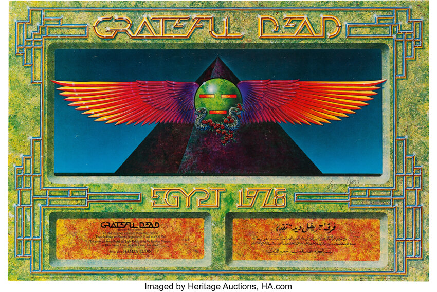 Grateful Dead Vintage 1978 From Egypt With Love Artist 70's Single Sti –  thefuzzyfelt