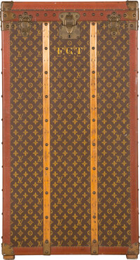 Sold at Auction: Vintage Louis Vuitton Wardrobe Steamer Trunk, circa 1920s