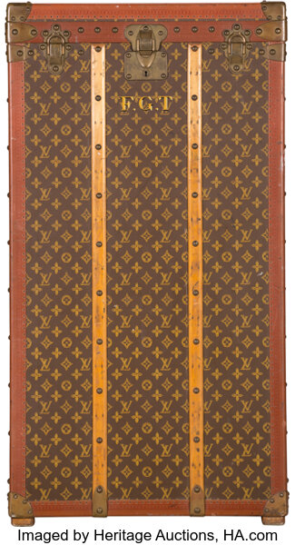 Monogram Trunk from Louis Vuitton, 1940s