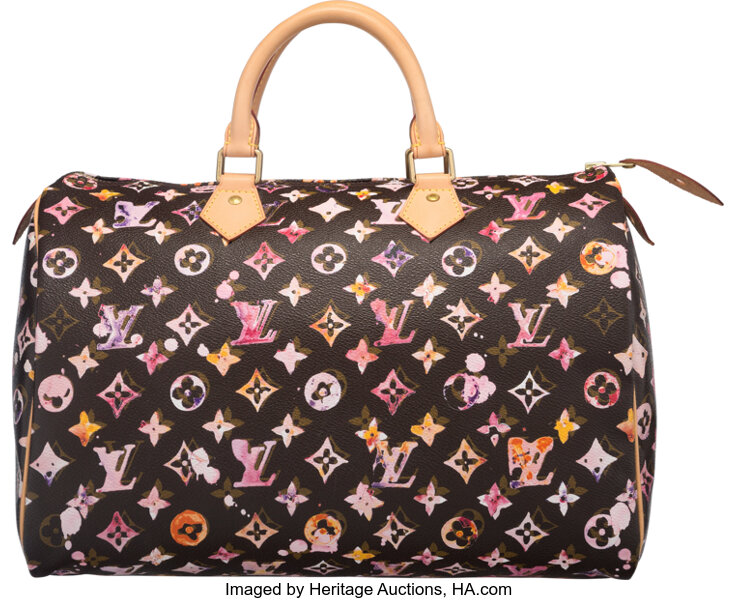 Watercolor Aquarelle Speedy 30 Handbag - Limited Edition Bag