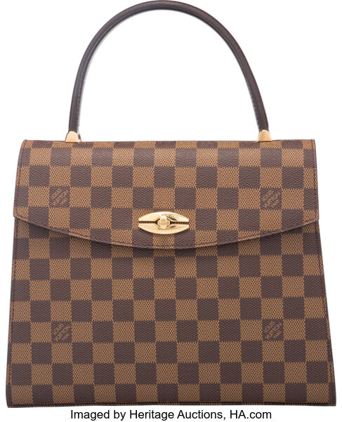 Louis Vuitton Vintage Malesherbes Ebene Damier Canvas Hand Bag