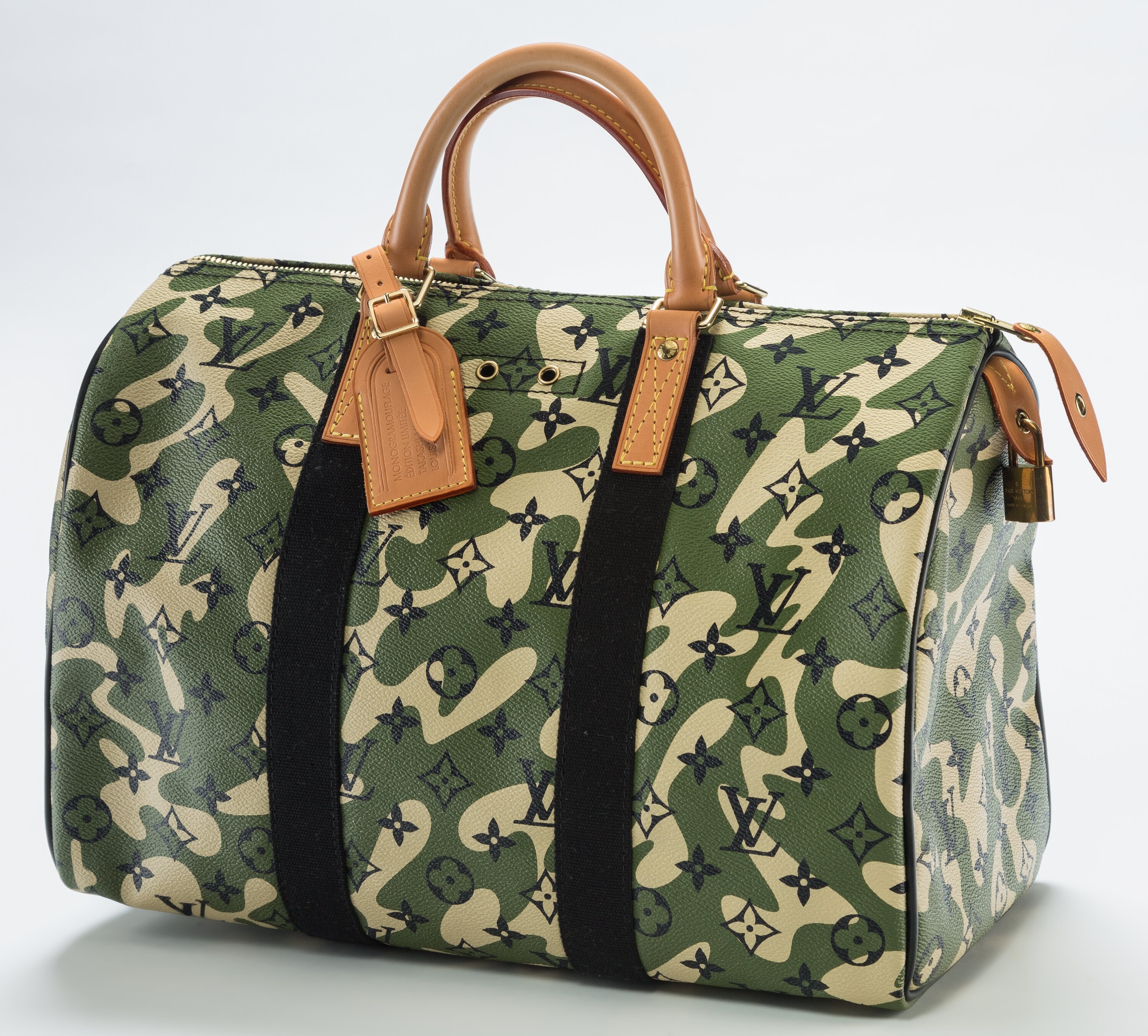Louis Vuitton Speedy 35 Camouflage Monogramouflage Handbag in Box