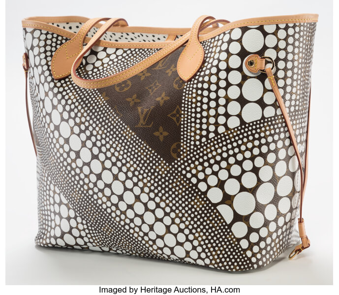 Louis+Vuitton+Papillon+Shoulder+Bag+GM+Brown+White+Kusama+Infinity+Dots+Canvas  for sale online