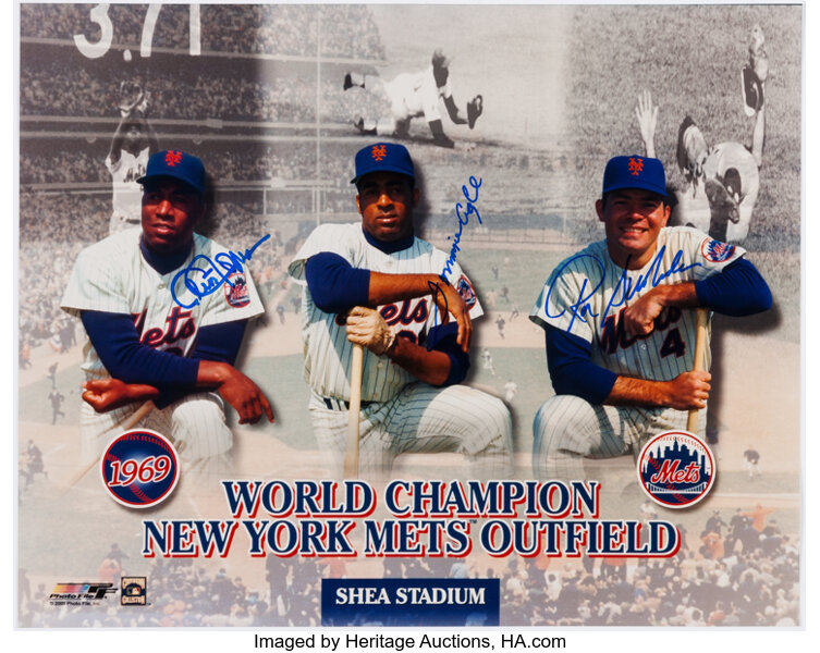 1969 Mets Yearbook Page Featuring Cleon Jones - Mets History