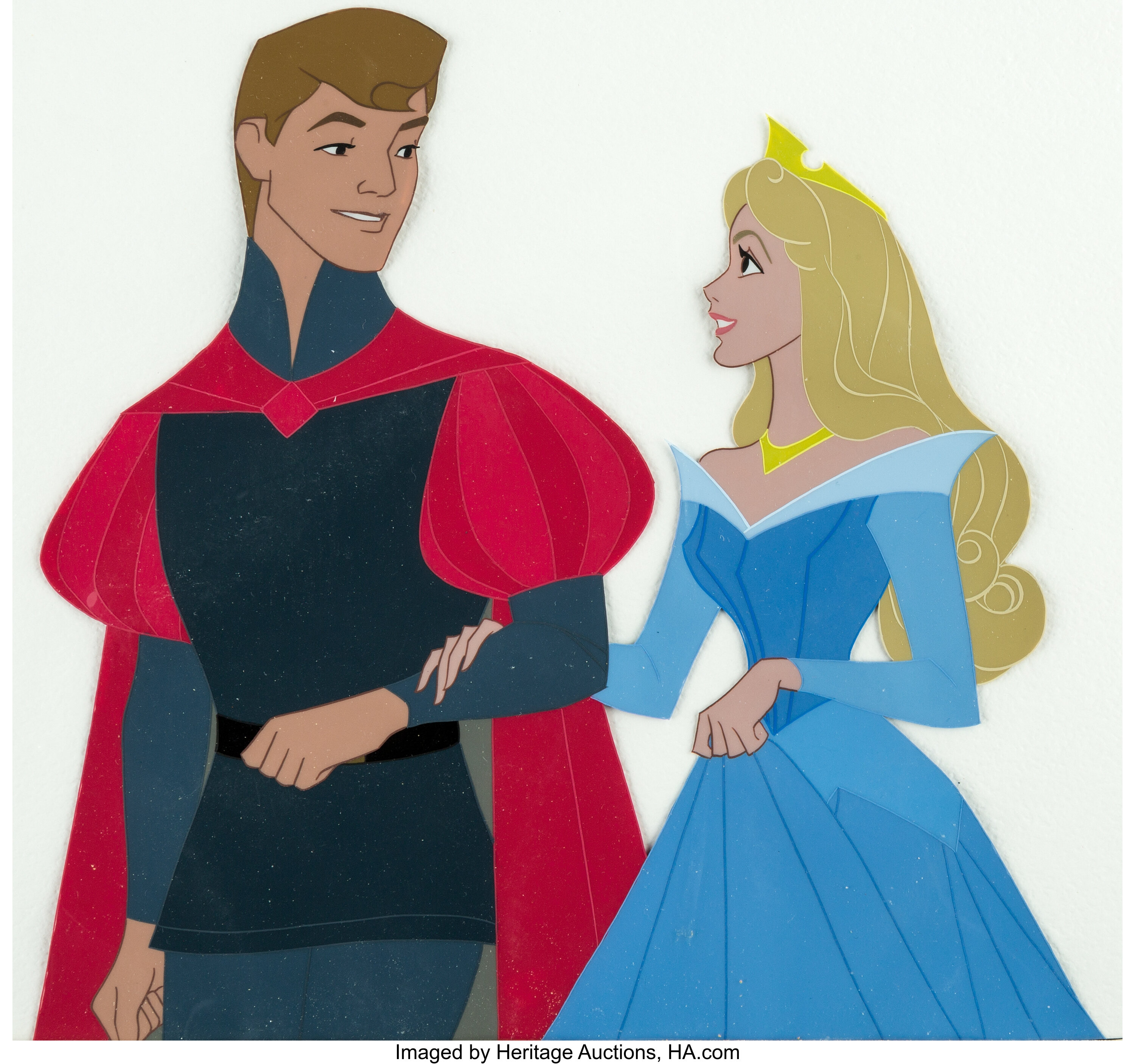 Sleeping Beauty Prince Phillip and Princess Aurora Production/Color, Lot  #95228