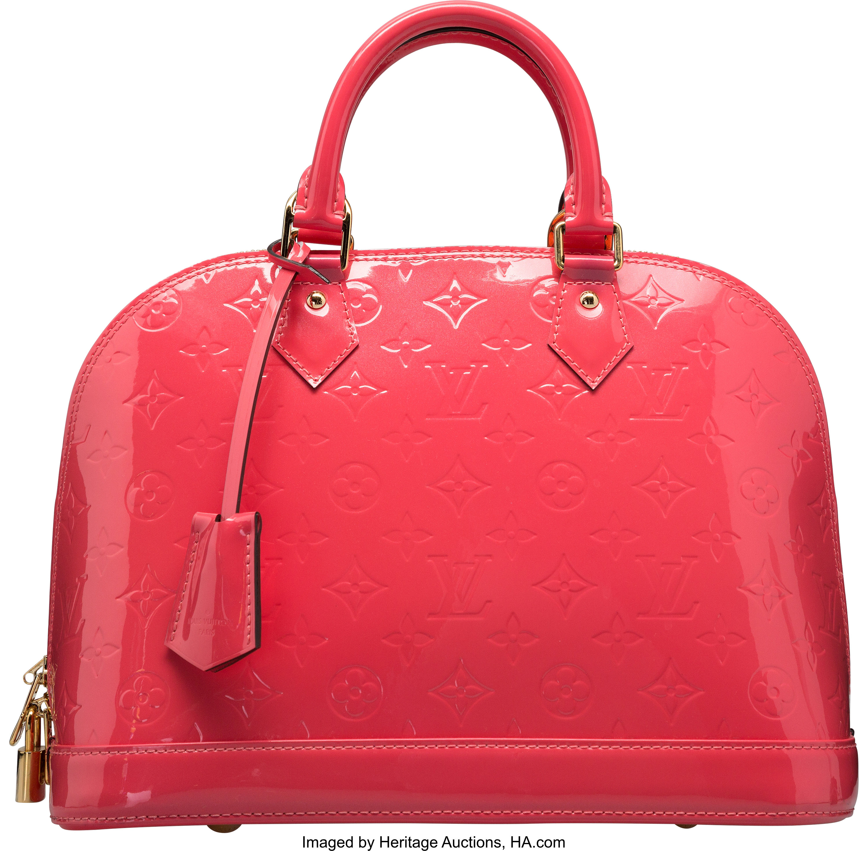 Sold at Auction: Louis Vuitton Vernis Leather Handbag