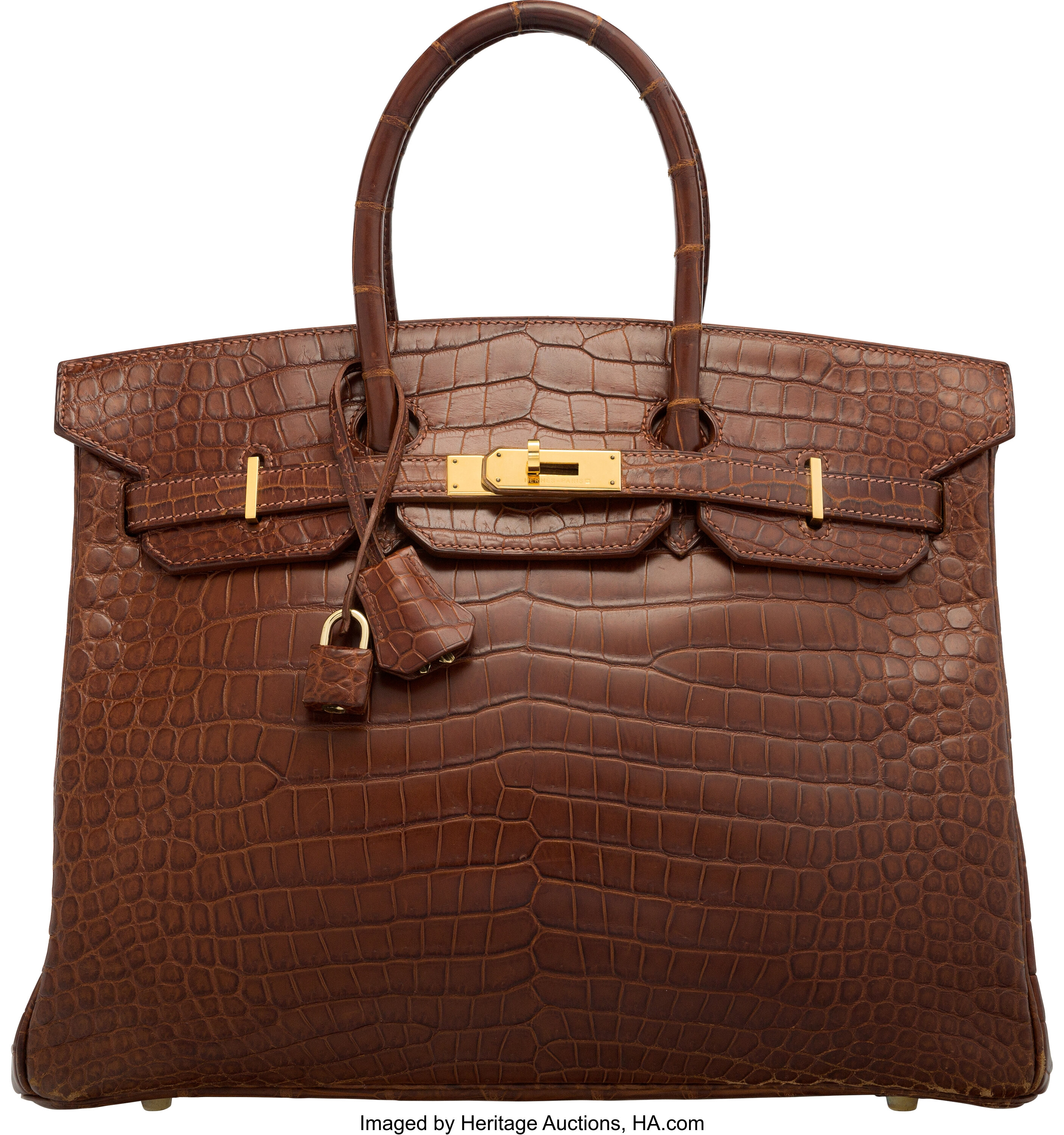 Hermes Birkin 35mm Brown Crocodile Leather