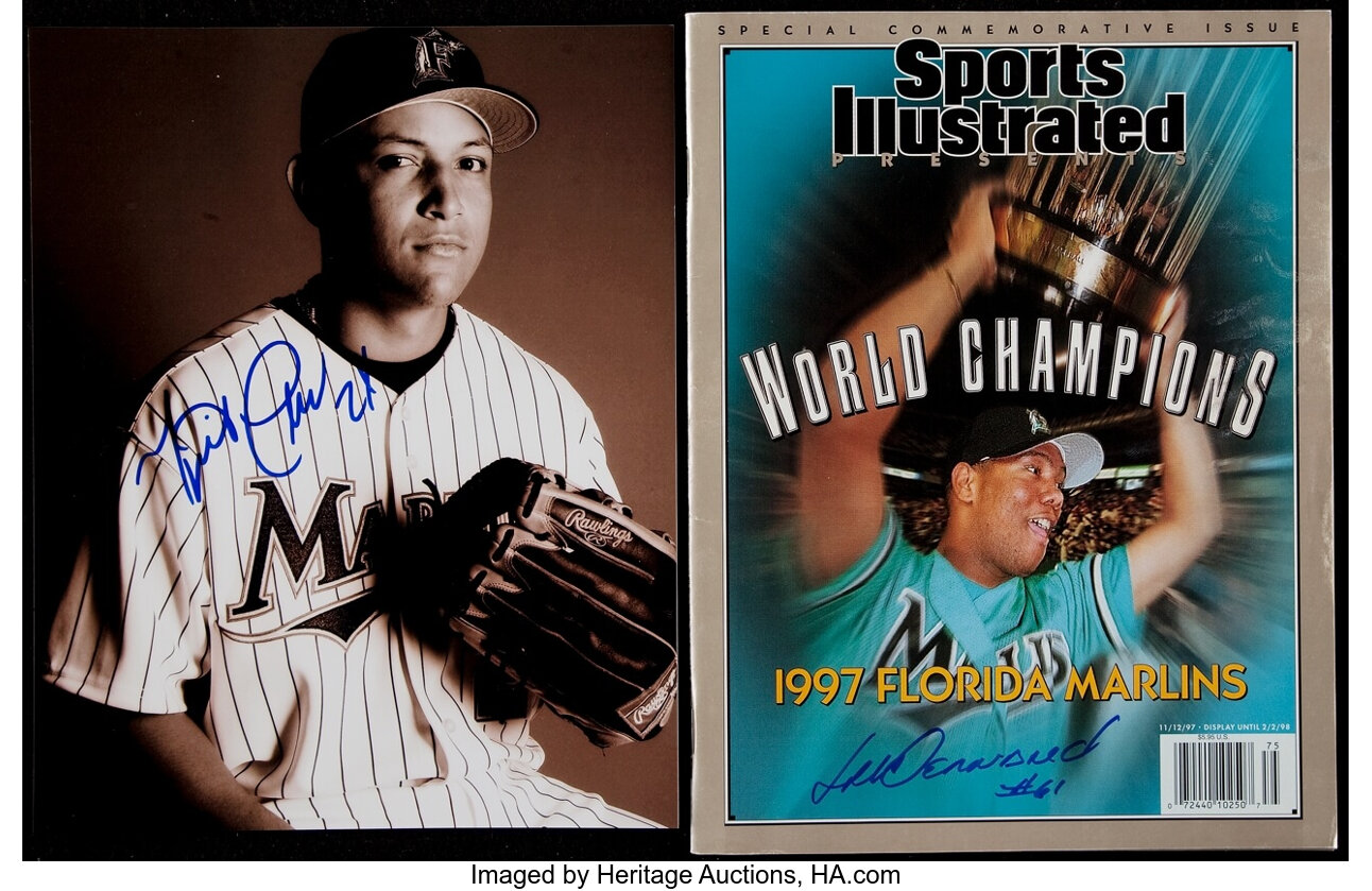 Livan Hernandez Florida Marlins Signed 8x10 Photograph -  Norway