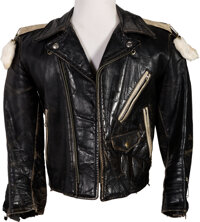 Jimi Hendrix Black Leather Biker's Jacket (Circa 1969).... Music | Lot ...