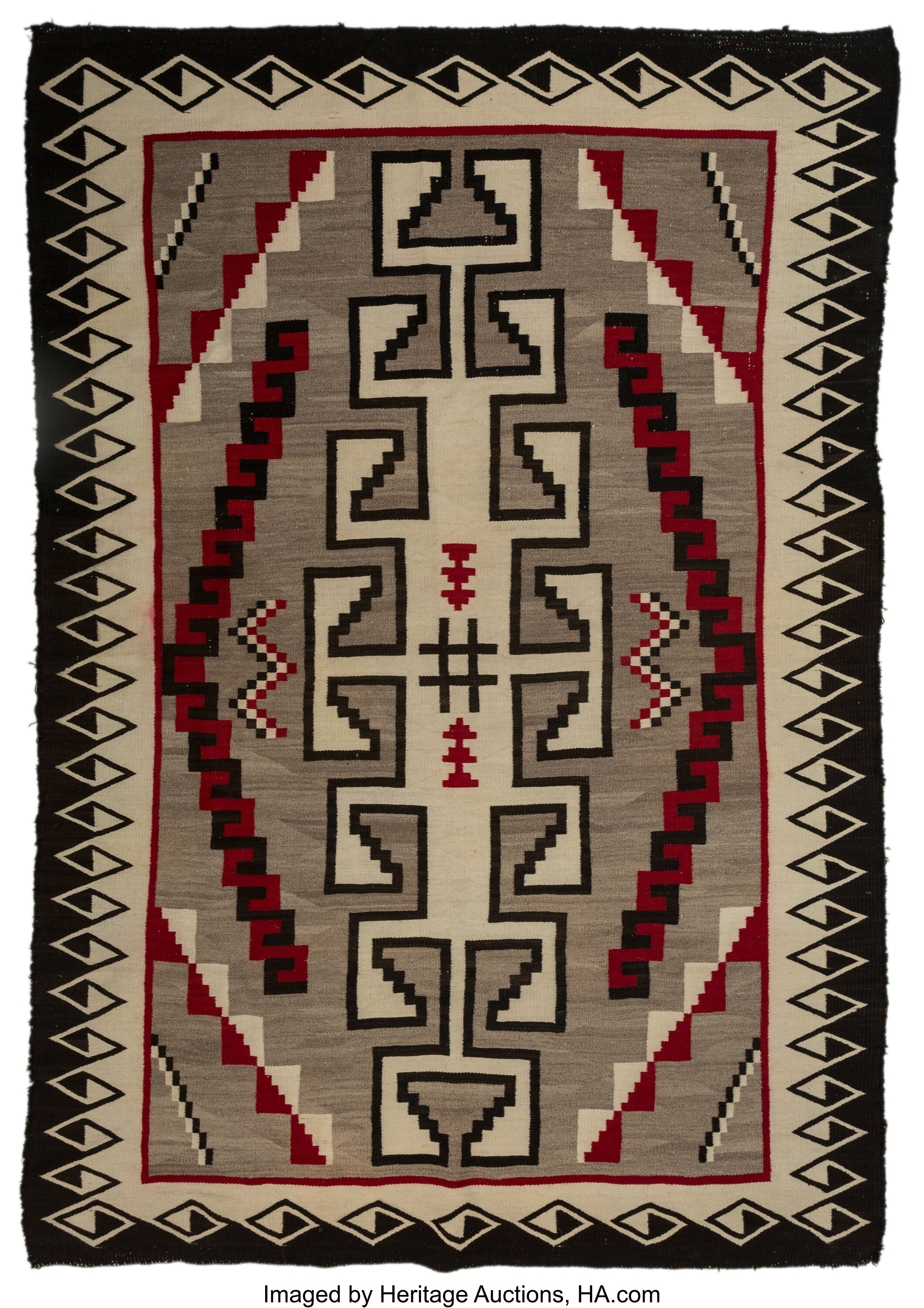 A Navajo Regional Rug. Ganado. c. 1950... Textiles | Lot #70116 ...