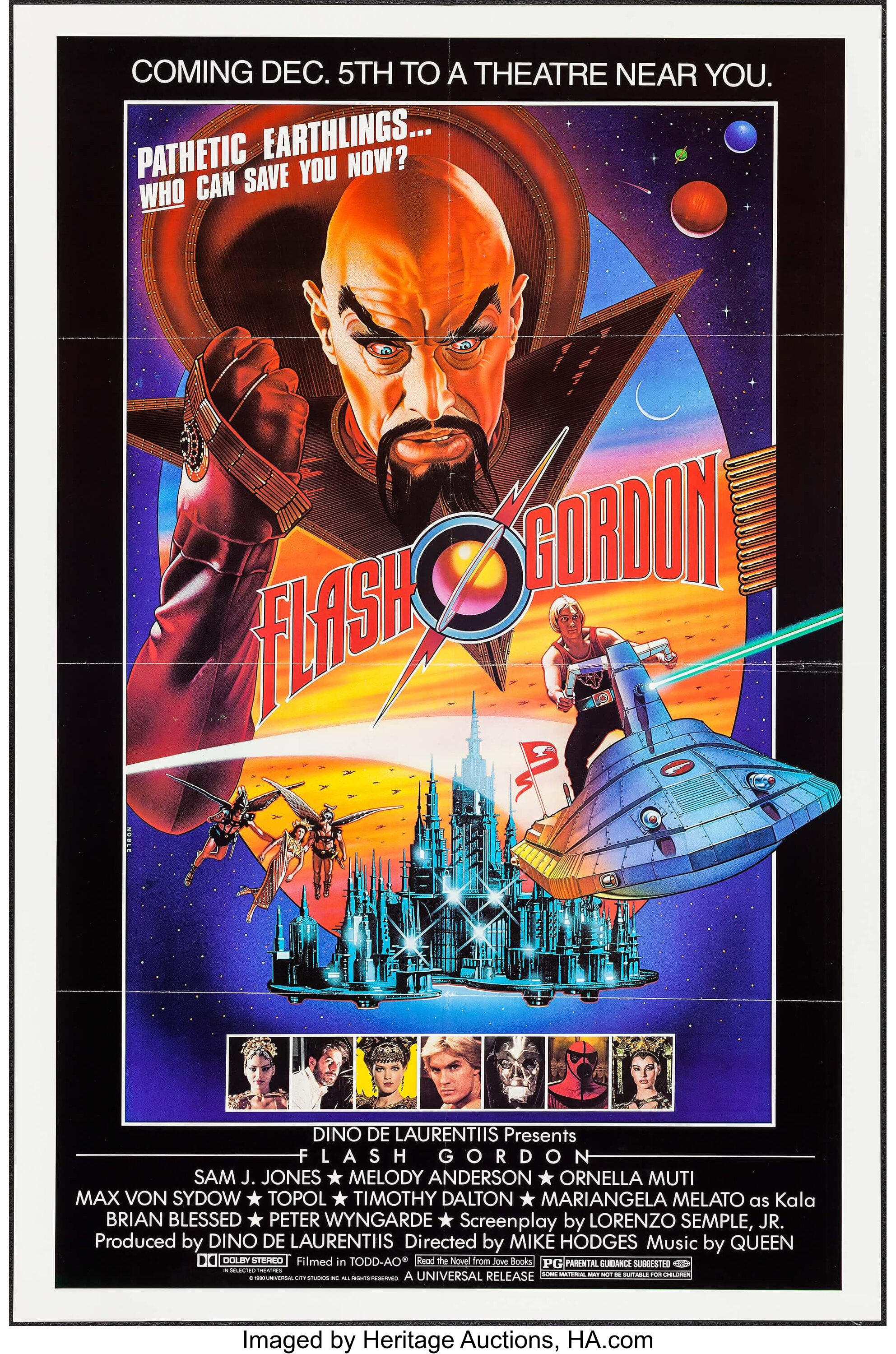 FLASH GORDON movie (1980) - Sam J. Jones, Melody Anderson, Max von Sydow -  video Dailymotion