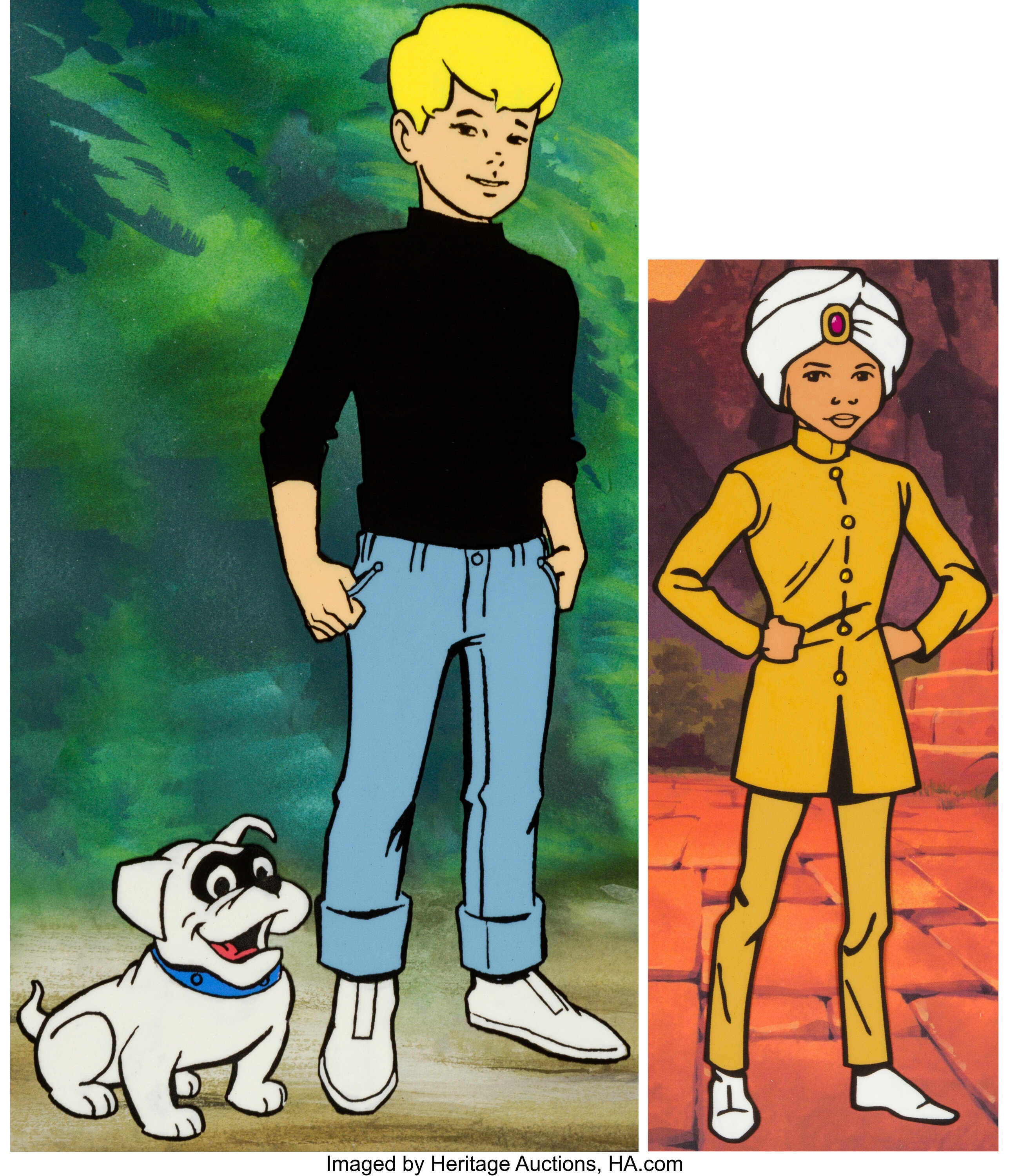 The New Adventures of Jonny Quest Jonny and Hadji Publicity/Color | Lot  #97376 | Heritage Auctions