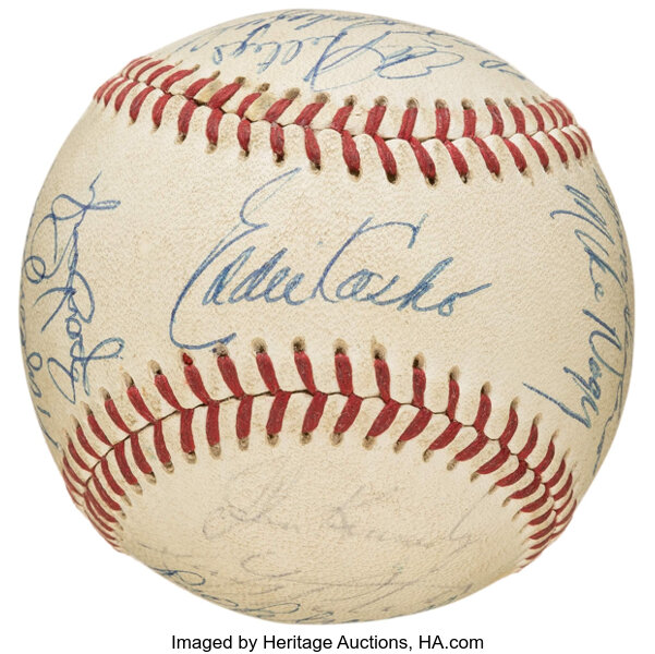 Boston Red Sox Autographed Baseball Memorabilia