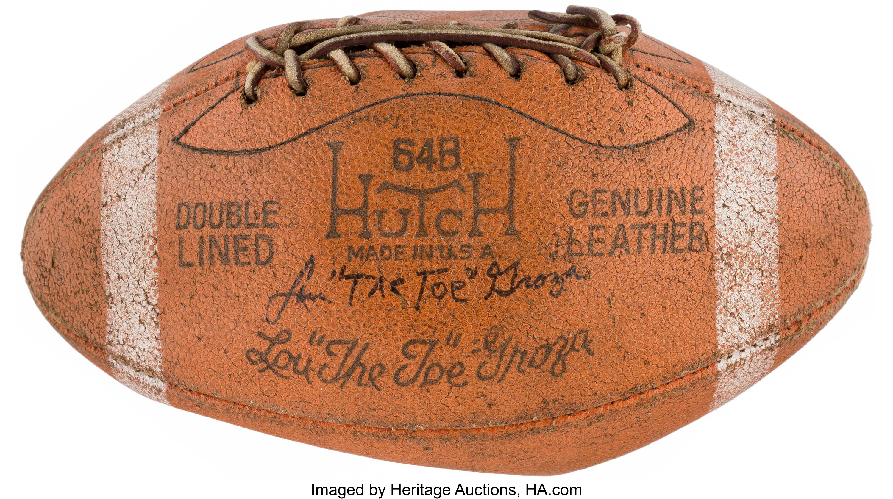 Lou Groza Football Memorabilia, Antiques Roadshow