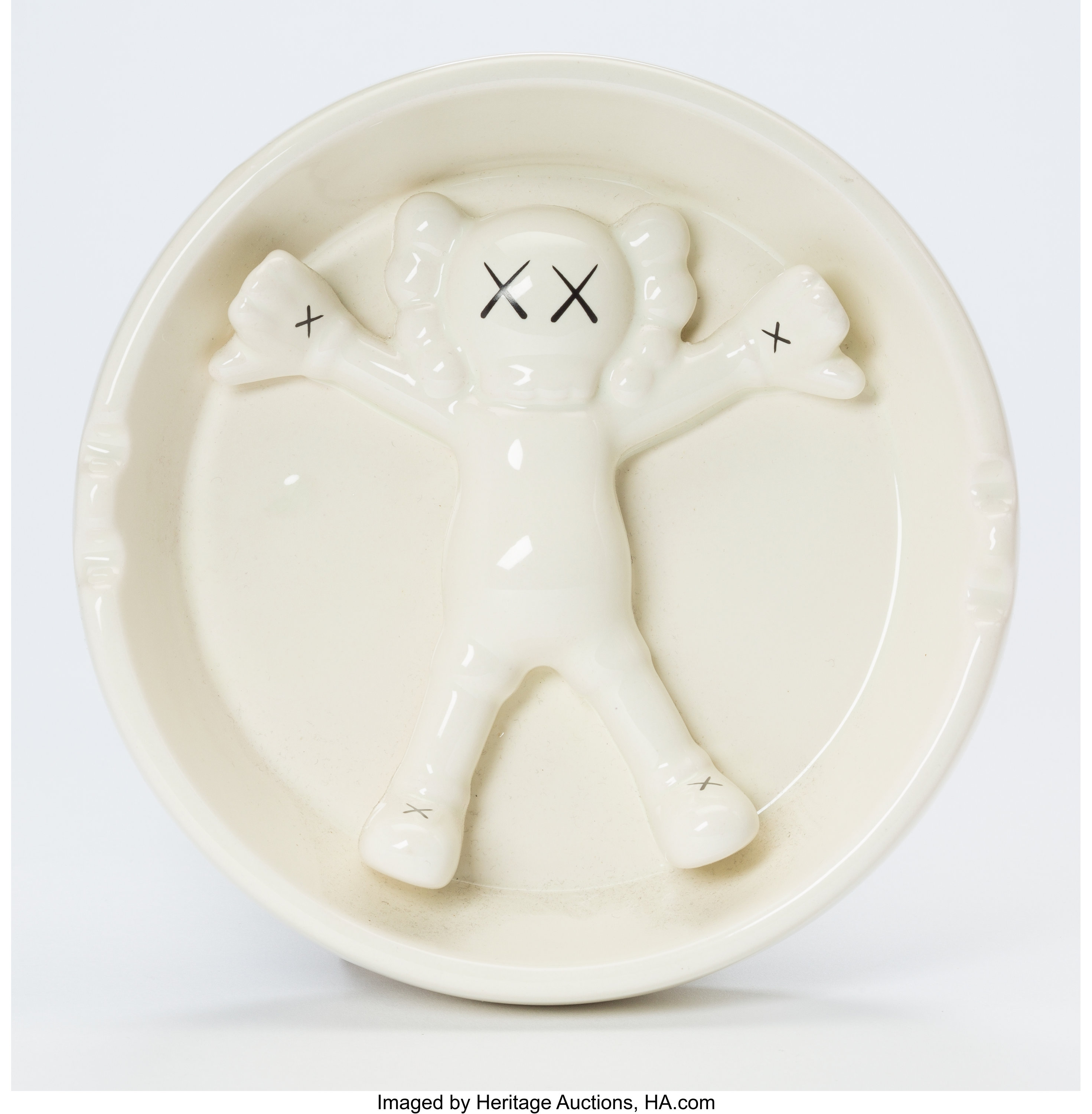 KAWS X Gallery 1950. Original Fake Ashtray, 2008. Ceramic. 6